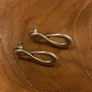 RETIRED James Avery Infinity Earrings, Sterling Silver